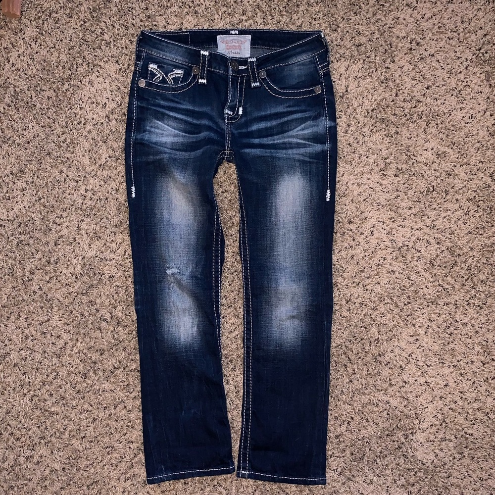 Big Star Medium-Dark Wash Jean w/ Pocket Details